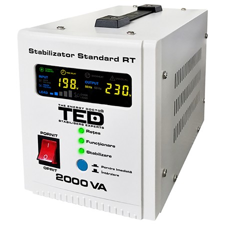 Stabilizator tensiune automat 2000va ted electric TED000125 TED-AVR2000 - imagine 3